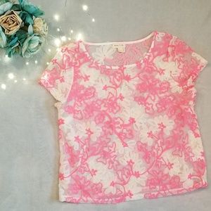 Anthropologie Meadow Rue Floral Top